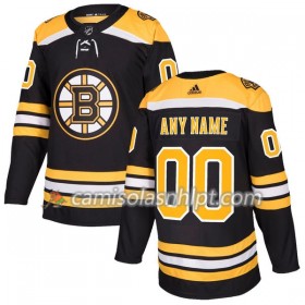 Camisola Boston Bruins Personalizado Adidas 2017-2018 Preto Authentic - Homem